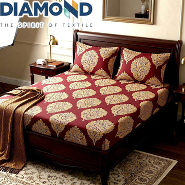 Premium Diamond bedsheet Unstitched
