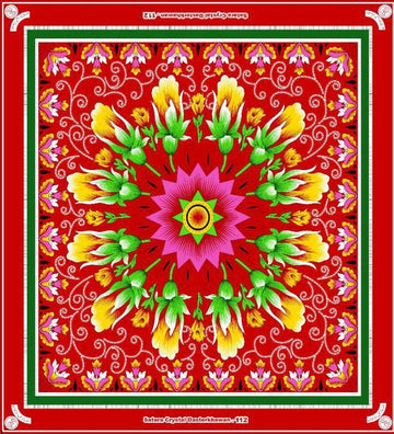 Premium Kohinoor Diamond Cotton Dastar Khwan - 4pcs